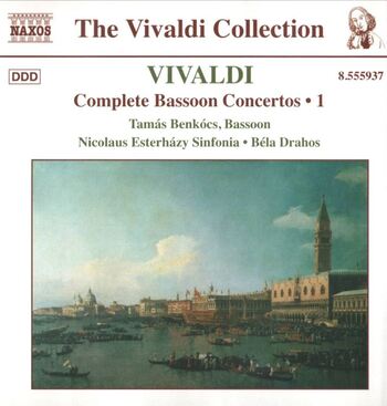 The Vivaldi Collection - Complete Bassoon Concertos, Vol.1. Tamás Benkócs, Nicolaus Esterházy Sinfonia, Béla Drahos