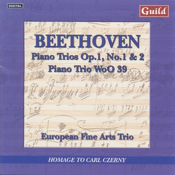 Beethoven "Piano Trios Op.1, No.1&2, Piano Trio WoO 39"