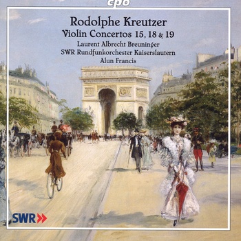 Kreutzer Rodolphe "Violin Concertos 15, 18 & 19", Laurent Albrecht Breuninger