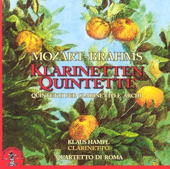 Mozart, Brahms "Klarinetten-Quintette". Klaus Hampl, Quartetto di Roma