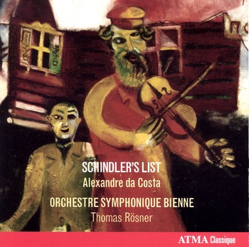Schindler's List. Alexandre da Costa, Marc Pantillon, Orchestre Symphonique Bienne, Thomas Rösner