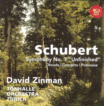 Schubert, Symphony No. 7 "Unfinished", Rondo, Concerto, Polonaise. David Zinman, Tonhalle Orchestra Zurich