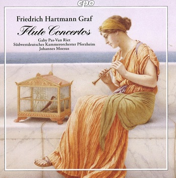 Friedrich Hartmann Graf "Flute Concertos", Gaby Pas-Van Riet, Südwestdeutsches Kammerorchester Pforzheim, Johannes Moesus