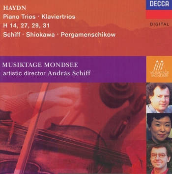 Joseph Haydn "Piano Trios. Schiff, Shiokawa, Pergamenschikow