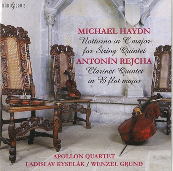 Michael Haydn & Antonin Rejcha "Quintets". Apollon Quartet, Ladislav Kyselák, Wenzel Grund