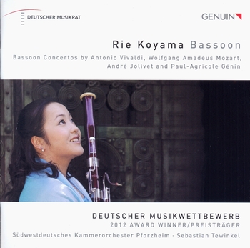 Bassoon Concertos By Vivaldi, Mozart, Jolivet & Génin. Koyama, Südwestdeutsches Kammerorchester Pforzheim, Tewinkel