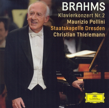 Johannes Brahms, Klavierkonzert Nr. 2. Maurizio Pollini, Staatskapelle Dresden, Christian Thielemann