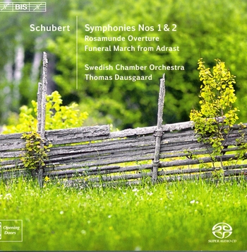 Schubert - Symphonies 1 & 2. Swedish Chamber Orcestra, Thomas Dausgaard