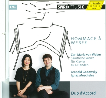 Hommage à Weber. Sämtliche Werke für Klavier zu 4 Händen, Duo d'Accord