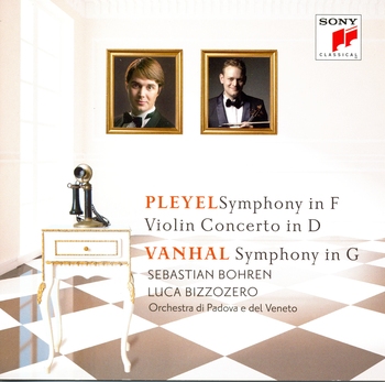 Vanhal & Pleyel, Orchestral Works & Concertos. Luca Bizzozero, Orchestra di Padova e del Veneto, Sebastian Bohren