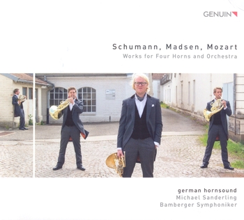 "Works for 4 Horns and Orchestra". Michael Sanderling, Bamberger Symphoniker, German Hornsound