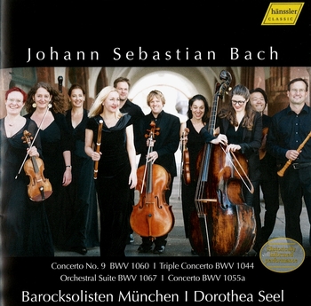 J.S. Bach, Solo-, Duo- & Triple Concerti. Barocksolisten München, Dorothea Seel