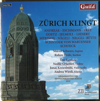 Zürich klingt. Muriel Schwarz, Ruben Drole, Trio Fontane, Noëlle Grüebler, Jonas Kreienbühl, Andrea Wiesli