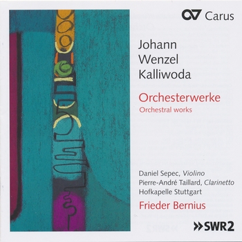 Johann Wenzel Kalliwoda, Orchesterwerke. Daniel Sepec, Pierre-André Taillard, Hofkapelle Stuttgart, Frieder Bernius