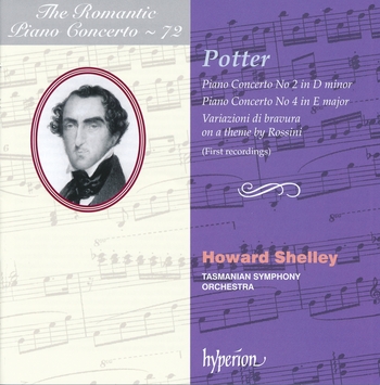 C.Potter, Piano Concertos No.2&4, Variazioni di bravura on a Theme by Rossini. Howard Shelley, Tasmanian Symphony Orchestra