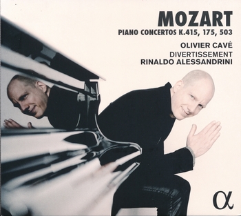 W.A.Mozart - Piano Concertos KV 415, 175, 503. Olivier Cavé, Divertissement, Rinaldo Alessandrini