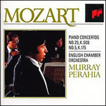 W.A.Mozart "Piano Concertos Nos.25 & 5". English Chamber Orchestra, Murray Perahia