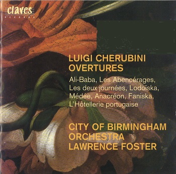 Luigi Cherubini, Overtures. City of Birmingham Orchestra, Lawrence Foster