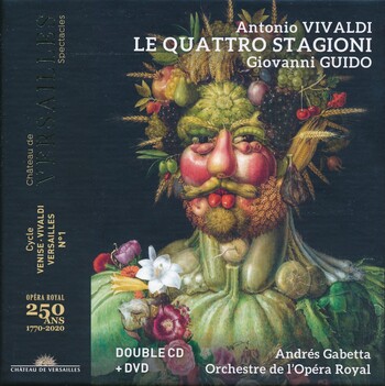 Vivaldi - Le Quattro Stagioni. Giovanni Guido. Orchestre de l'Opéra Royal, Andrés Gabetta