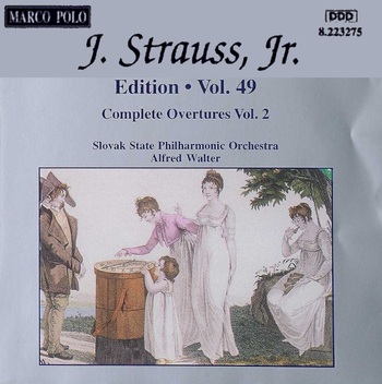 J.Strauss Jr. - Complete Overtures Vol.2. Slovak State Philharmonic Orchestra, Alfred Walter