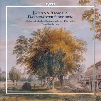 Johann Stamitz - Darmstädter Sinfonien. Südwestdeutsches Kammerorchester Pforzheim, Timo Handschuh