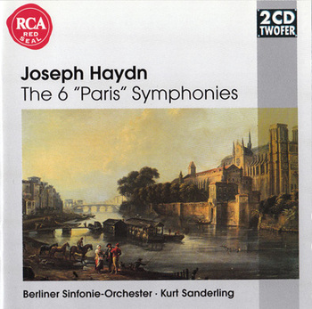 J.Haydn "The 6 Paris Symphonies". Berliner Sinfonie-Orchester, Kurt Sanderling