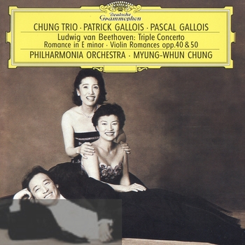 L.v.Beethoven, "Tripelkonzert / Violinromanzen...". Chung Trio, Philharmonia Orchestra, Myung-Whun Chung
