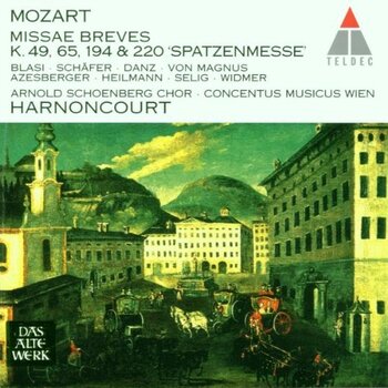 Mozart - Messen KV 49, 65, 194 & 220 "Spatzenmesse". Concentus Musicus Wien, Harnoncourt