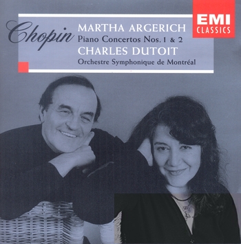 Frédéric Chopin, Piano Concertos 1 & 2. Martha Argerich, Orchestre Symphonique de Montréal, Charles Dutoit