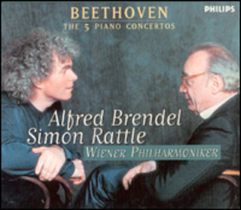 Beethoven "The 5 Piano Concertos". Alfred Brendel, Wiener Philharmoniker, Simon Rattle