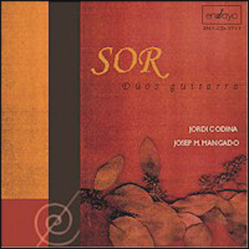 Fernando Sor - Dúos para guitarra. Jordi Codina, Josep M. Mangado