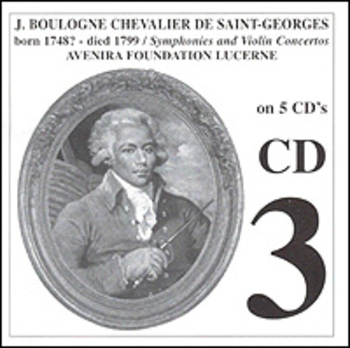 Chevalier de St-Georges "Symphonies et Concertos"