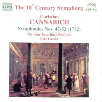 Christian Cannabich, Symphonies 47-52. Nicolaus Esterházy Sinfonia, Uwe Grodd