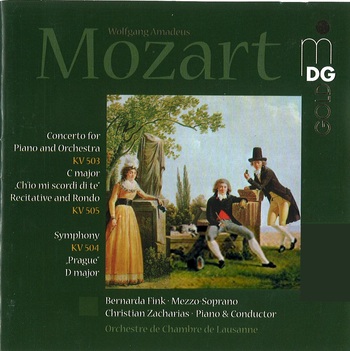 W.A.Mozart. Bernarda Fink, Christian Zacharias, Orchestre de Chambre de Lausanne