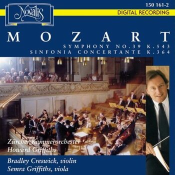 Wolfgang Amadeus Mozart "Symphony No. 39 / Sinfonia concertante"