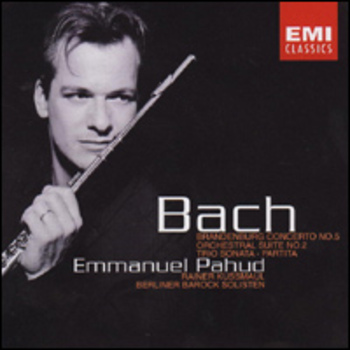 Bach "Brandenburg Concerto No.5, Orchestral Suite No.2, Trio Sonata, Partita". Emmanuel Pahud, Berliner Barock Solisten, Rainer Kussmaul