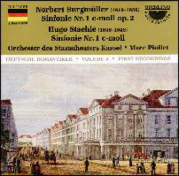 Norbert Burgmüller "Sinfonie Nr. 1, c-moll op.2" / Hugo Staehle "Sinfonie Nr. 1 c-moll"