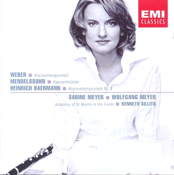 Weber, Mendelssohn, Baermann "Works for Clarinet", Sabine Meyer, Wolfgang Meyer