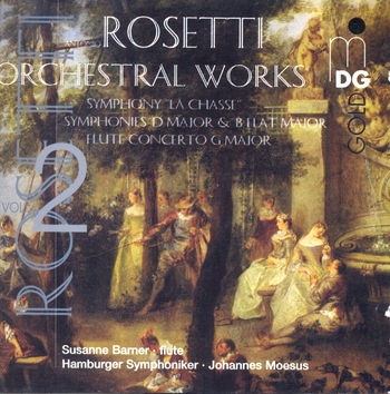 Antonio Rosetti "Orchestral Works Vol. 2". Hamburger Symphoniker, Johannes Moesus