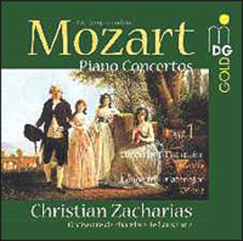 Mozart, Piano Concertos KV 595 & 482. Christian Zacharias, Orchestre de Chambre de Lausanne