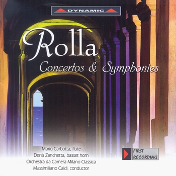 Alessandro Rolla "Concertos & Symphonies", Orchestra da Camera Milano Classica, Massimiliano Caldi