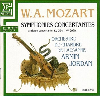 W.A.Mozart "Symphonies concertantes". Orchestre de Chambre de Lausanne, Armin Jordan