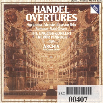 Georg Friedrich Händel "Ouvertüren"