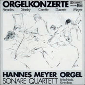 Barocke Orgelkonzerte. Hannes Meyer, Sonare Quartett