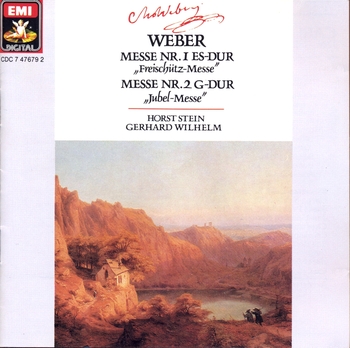C.M. von Weber, Messen. Horst Stein, Bamberger Symphoniker; Instrumentalensemble Werner Keltsch, Gerhard Wilhelm