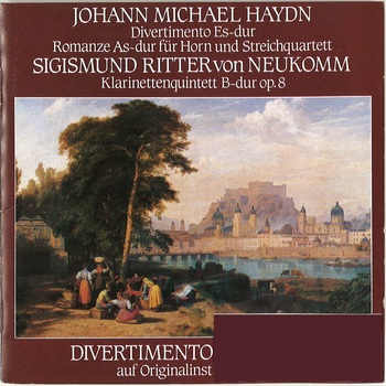 Johann Michael Haydn, Sigismund Ritter von Neukomm. Divertimento Salzburg