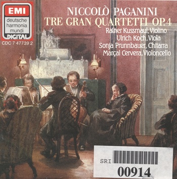 Niccolò Paganini "Tre Gran Quartetti op. 4"