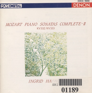 Wolfgang Amadeus Mozart "Piano Sonatas - II"