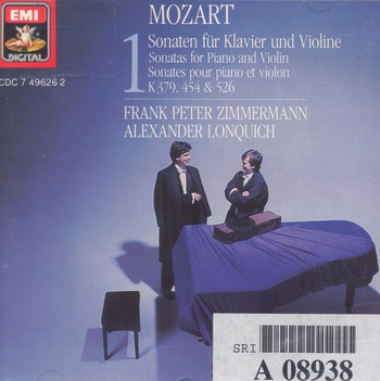 Wolfgang Amadeus Mozart "Sonaten für Klavier und Violine Vol. 1"