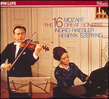 Wolfgang Amadeus Mozart "The 16 Great Sonatas". Ingrid Haebler, Henryk Szeryng